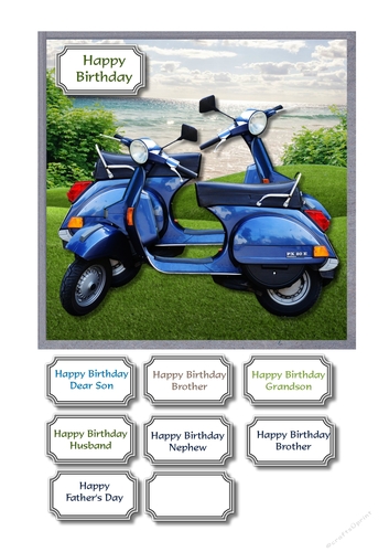 Pair of scooters