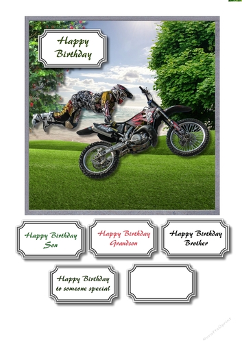 Scrambling bike