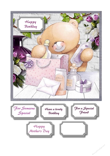 Forever friends birthday or mothers day card topper
