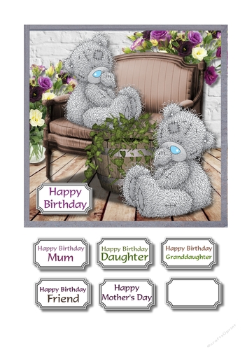 Tatty teddies floral