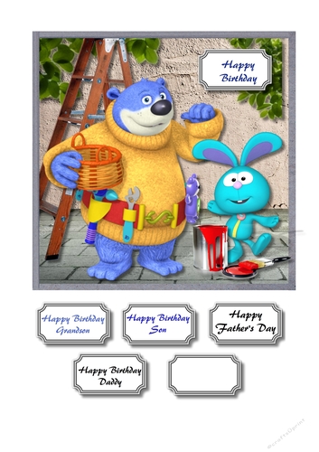 Everythings Rosie big ber DIY for Birthday or Fathers Day