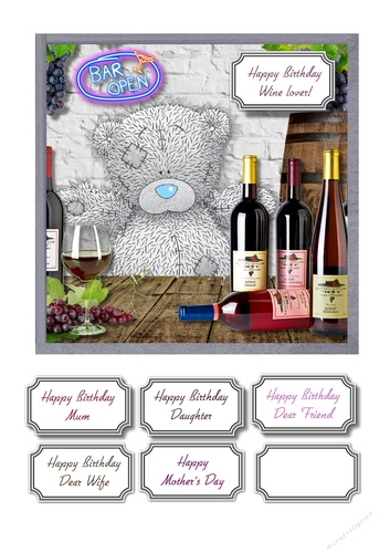 Tatty teddy wine bar