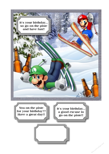On the piste!