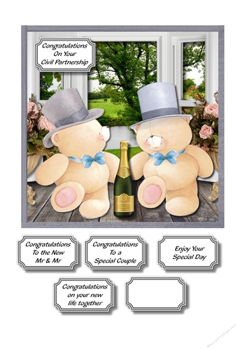 Forever friends Civil Partnership male