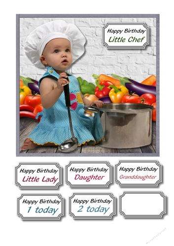 Happy Birthday little chef