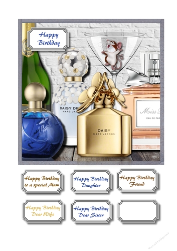 Perfumes and champagne