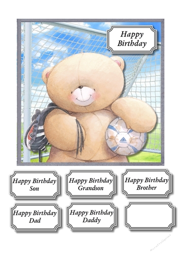 Forever friends footballer