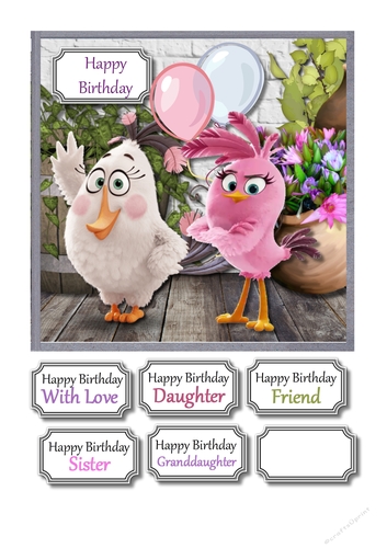 Matilda and Stella Angry Birds