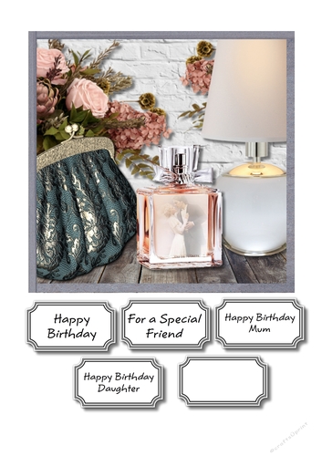 Ladies accessories and lamp