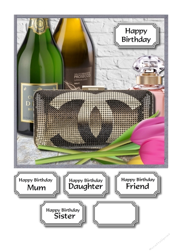 Champagne, Prosecco and female accessories