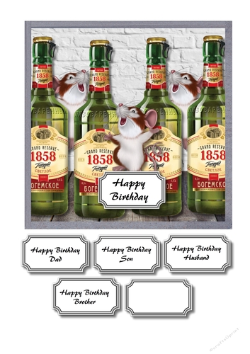 Boozy little mice