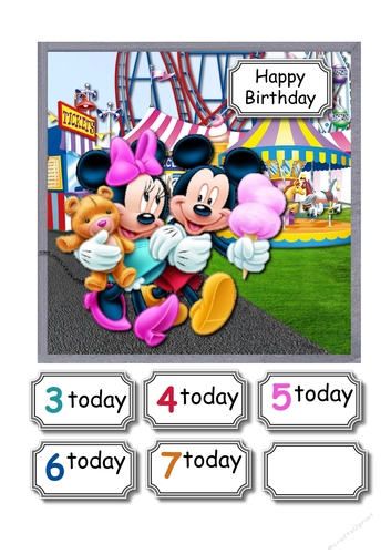 Mickey and Minnie a day at the fair