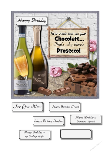 Chocolate and Prosecco heaven