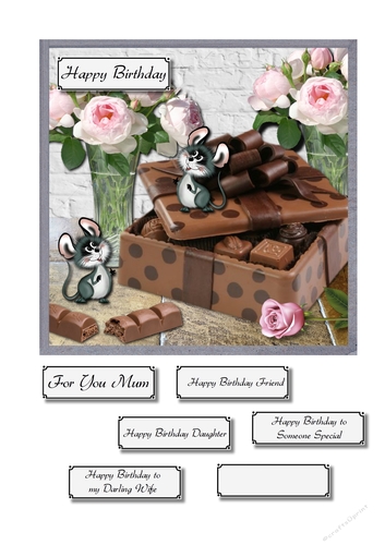 Chocolates and flowers