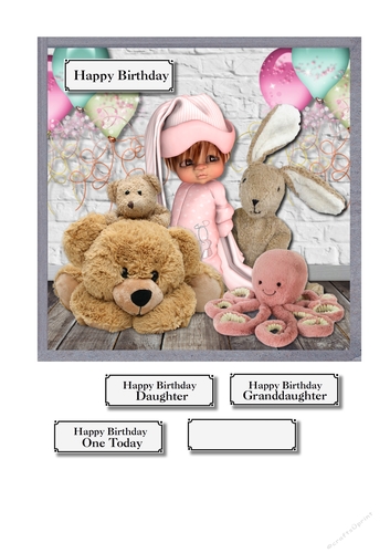 First birthday for girl