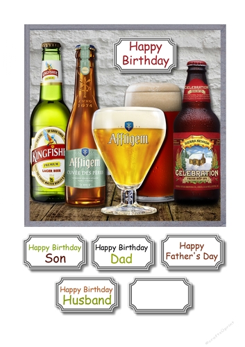 Birthday or Fathers Day beers