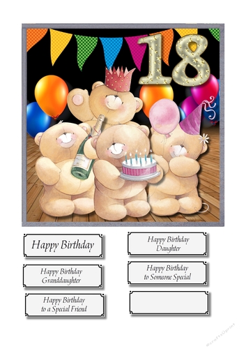 Forever friends milestone birthday 18