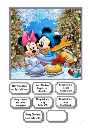 Mickey and Minnie Christmas