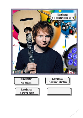 Ed Sheeran Birthday