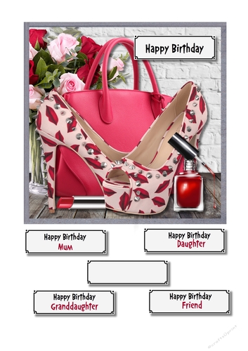 Rose pink accessories