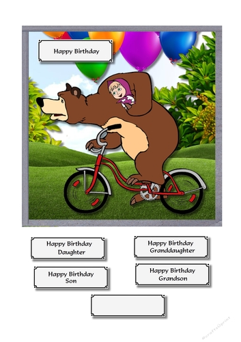 Masha and the bear