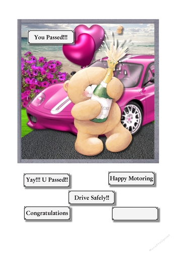 Driving test pass Forever Friends female