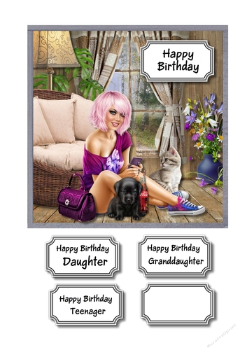 Teenage girl or granddaughter/daughter birthday