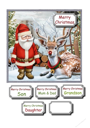 Rudolph and Santa