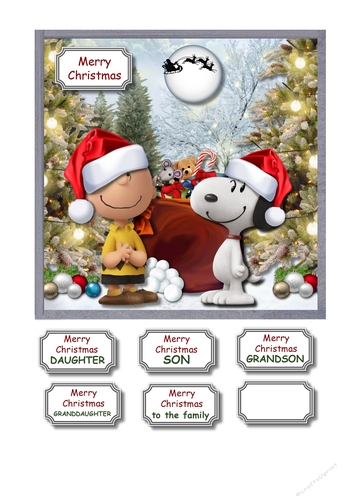 Charlie Brown and Snoopy Christmas