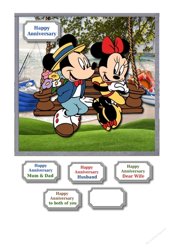 Mickey and Minnie Anniversary