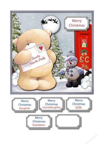 Forever Friends letter for Santa