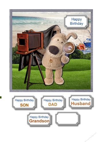 Boofle say cheese