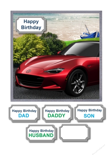 Red sports car