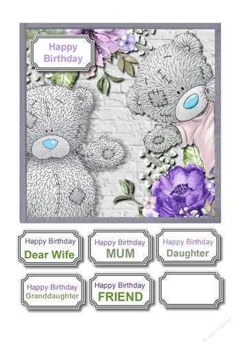 Tatty Teddy Birthday Flowers