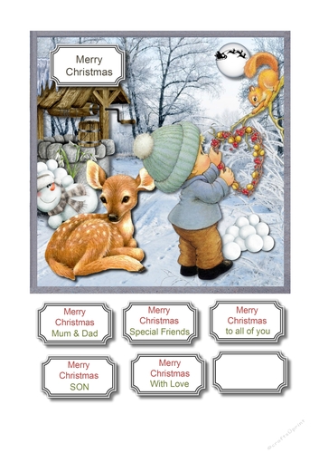 Winter wonderland friends