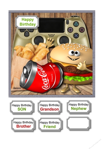 Fast food and games joystick