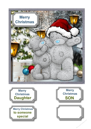 Tatty teddy Christmas