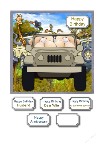 Forever friends on safari