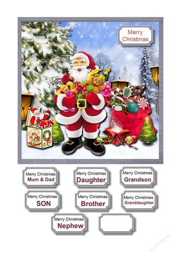 Santas on his way