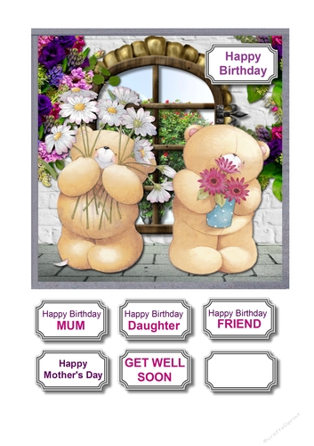 Forever friends with flowers