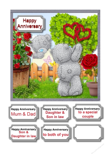 Tatty teddy rose garden anniversary