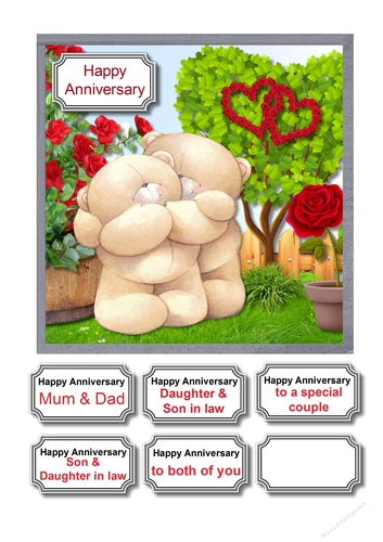 Forever friends rose garden anniversary