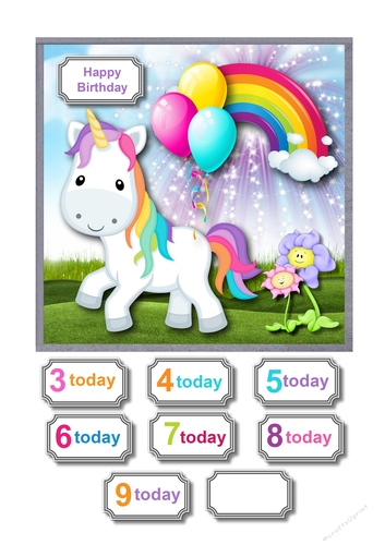 Unicorn birthday