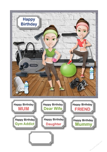 Female gym addict
