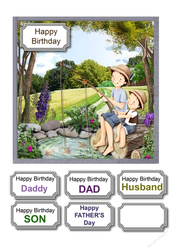 Father and Son Fishing