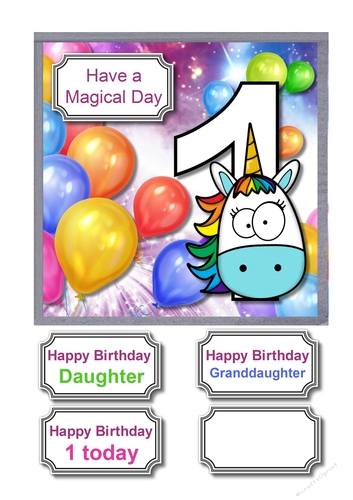 Unicorn 1st birthday