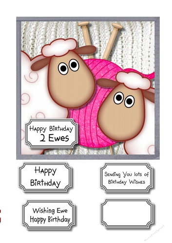 Happy Birthday 2 Ewes
