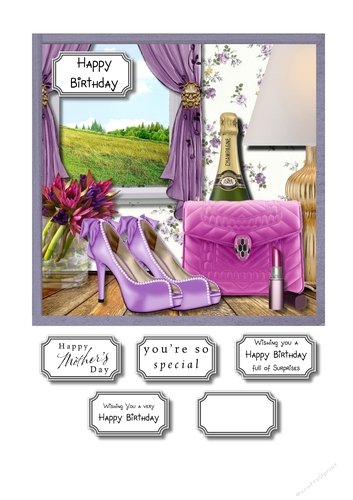 Birthday or Mothers Day topper