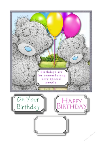 Me to you birthday bears