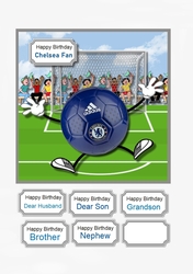 Chelsea Fan Humorous Card Topper
